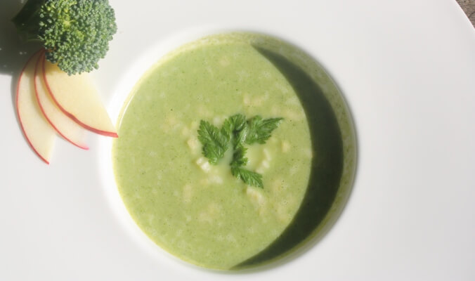 JustBreatheMag.com > Ayurvedic Detox Soup: Apple and Broccoli