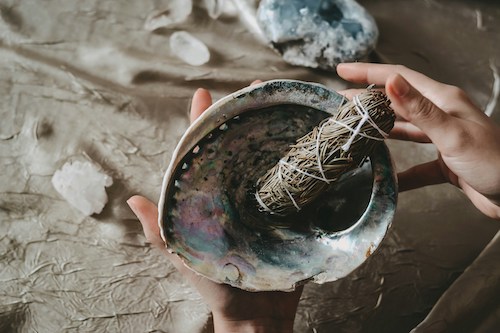 Smudging for energy clearing